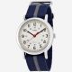 Oulm Analog Dark Brown Leather Strap Men Watch